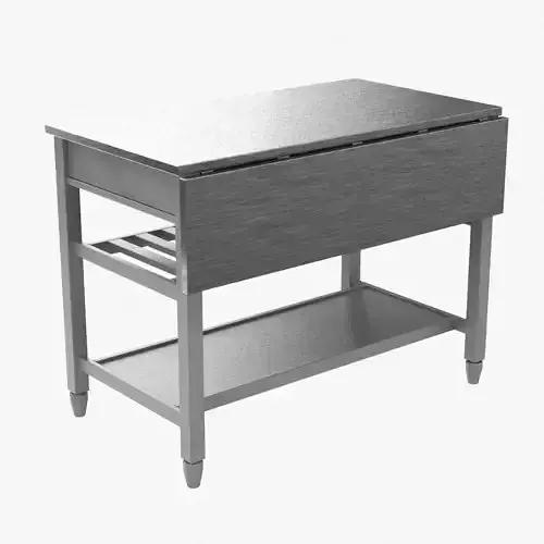 Crate abd Barrel Sheridan grey kitchen island