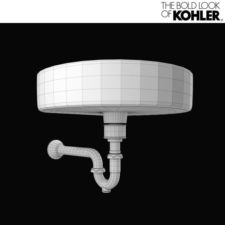 Vessel Bathroom Sink  Chord KOHLER  3D model_5
