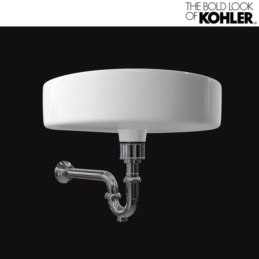 Vessel Bathroom Sink  Chord KOHLER  3D model_1