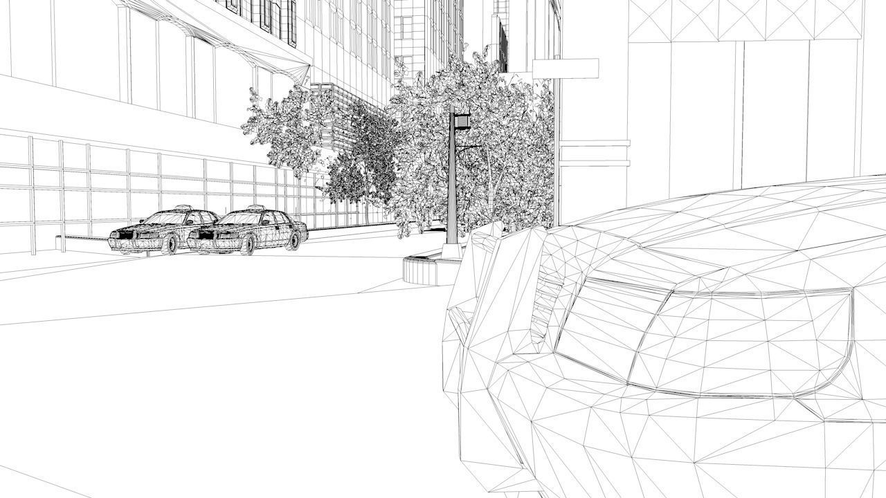 new York city  3D model_2