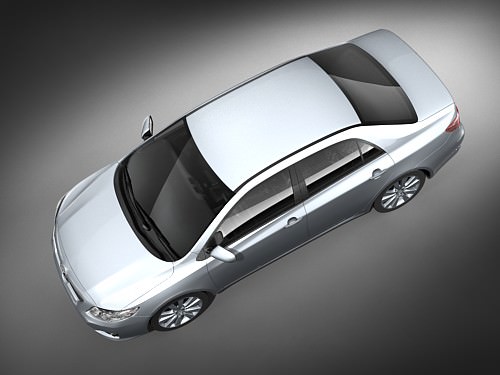 Toyota Corolla Sedan 2009 3D model_7