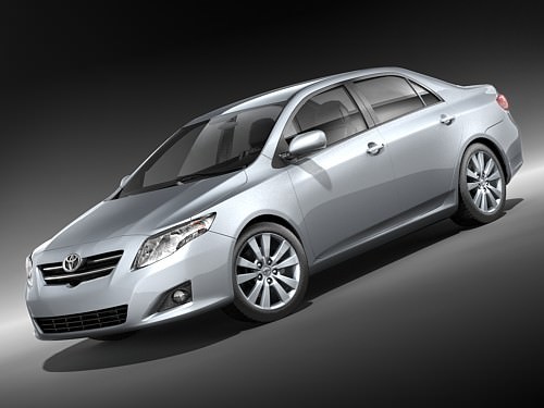 Toyota Corolla Sedan 2009 3D model