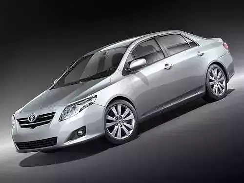 Toyota Corolla Sedan 2009 3D model