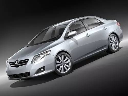 Toyota Corolla Sedan 2009 3D model_0