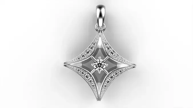 Star Diamond Pendant