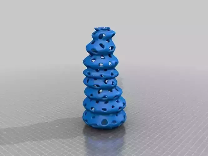 Voronoi Form Vase 2