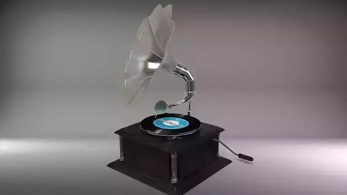 Gramophone 3D model