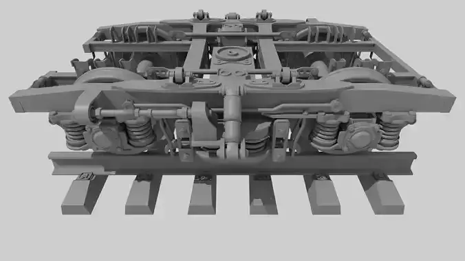 TROLLEY OF THE PASSENGER WAGON KVZ-CRI