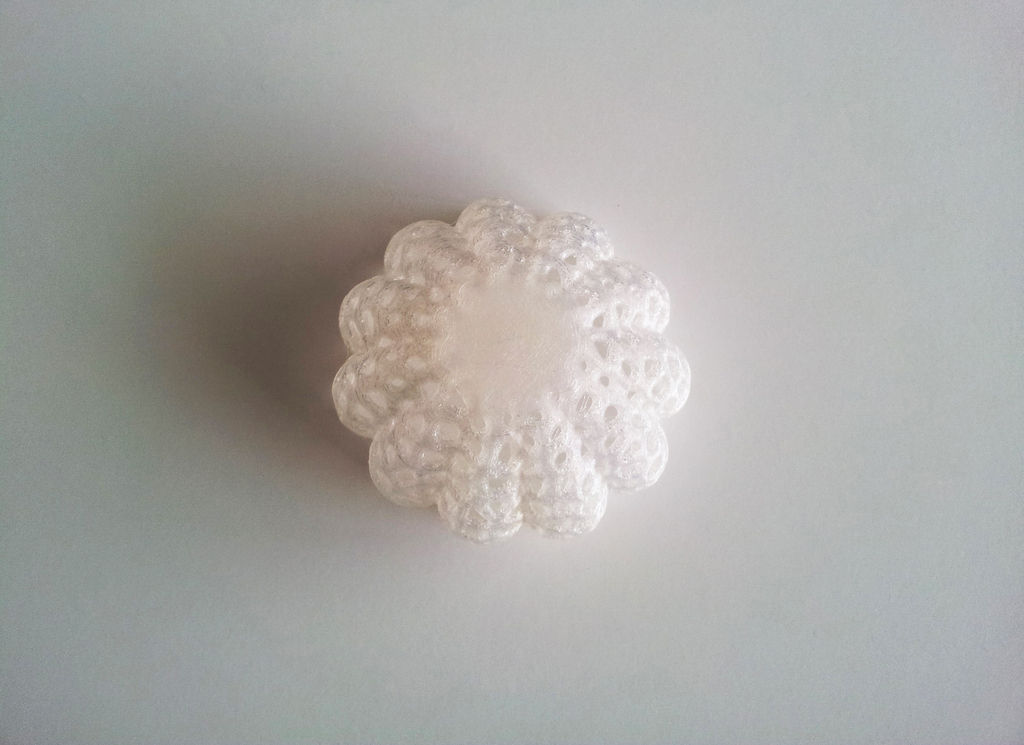 Voronoi Pumpkin bowl 1 3D print model_3