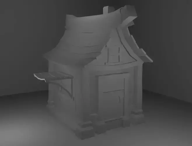 House Low-poly japanese
