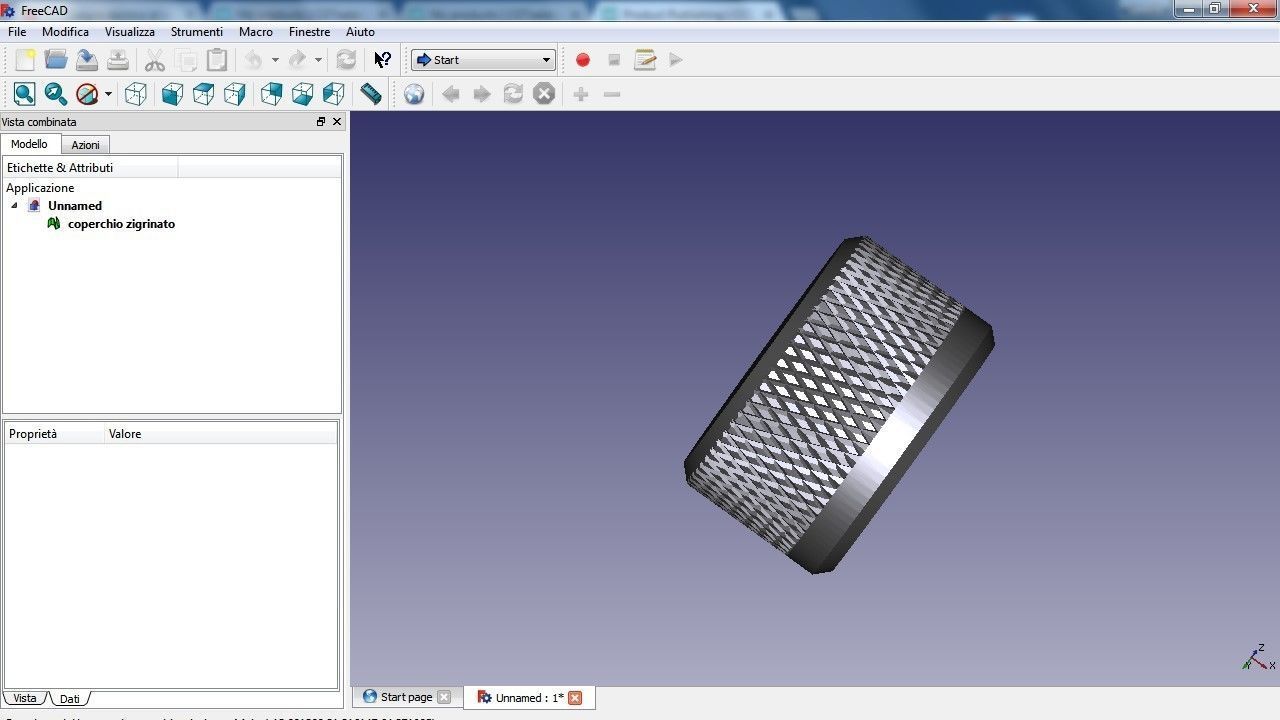 COPERCHIO ZIGRINATO 3D model_1