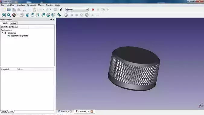 COPERCHIO ZIGRINATO 3D model