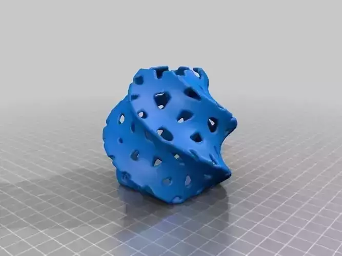 Voronoi Simple Twisted Vase 3