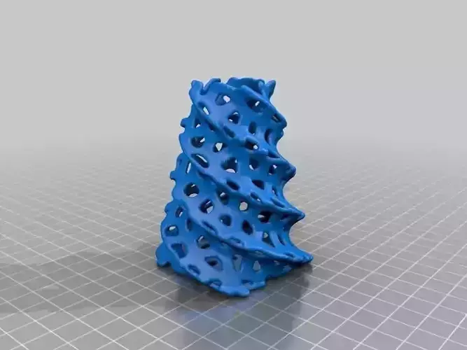 Voronoi Simple Twisted Vase 4