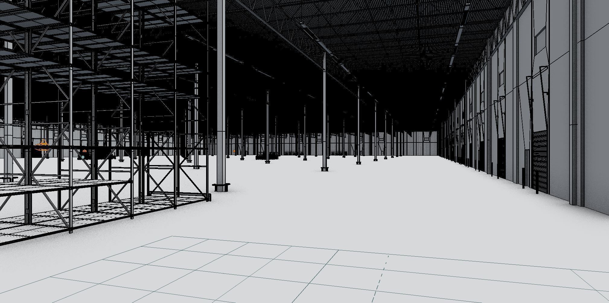 Warehouse Interior 10 Low-poly 3D model_5
