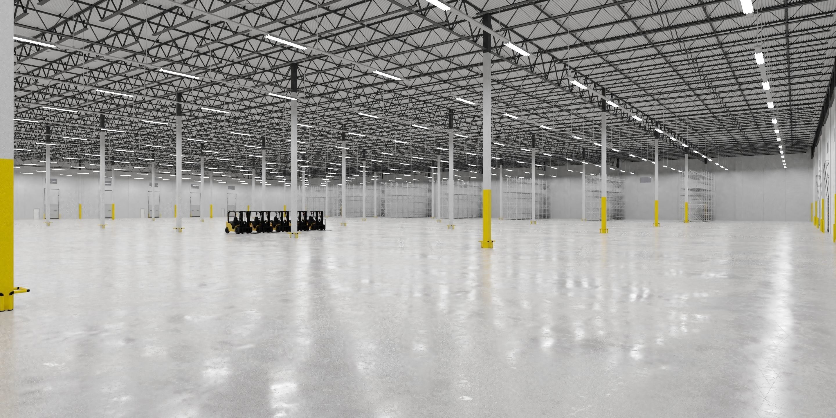 Warehouse Interior 10 Low-poly 3D model_3