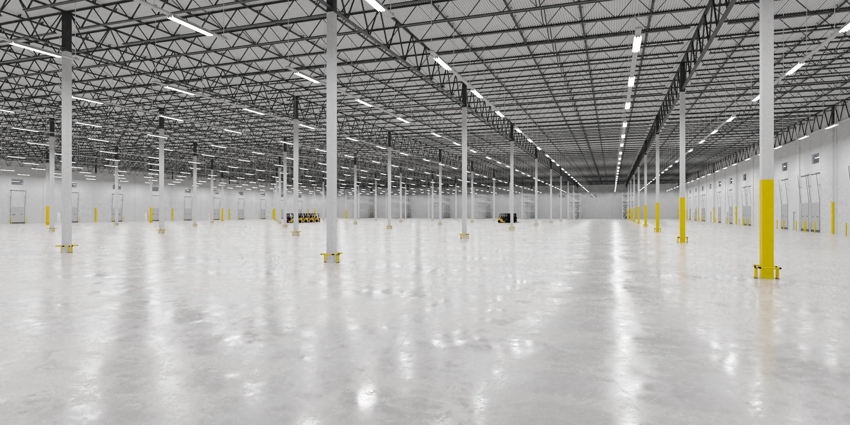 Warehouse Interior 10 Low-poly 3D model_1