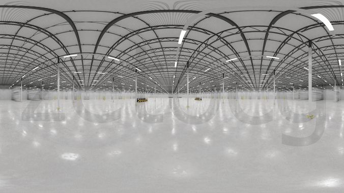 HDRI - Warehouse Interior 10 Texture