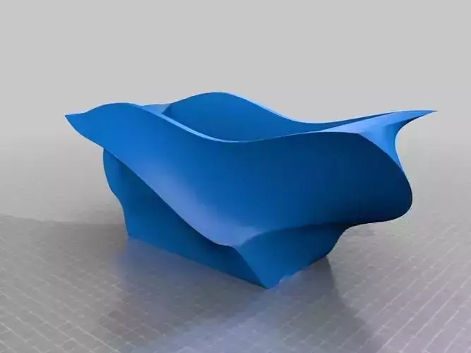 Bowl chair on table
