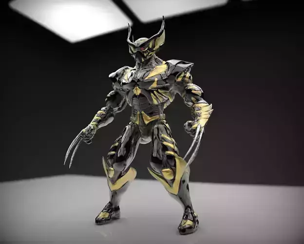 Battle Armor Wolverine Cosplay 3D print model