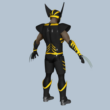 Battle Armor Wolverine Cosplay 3D print model_4