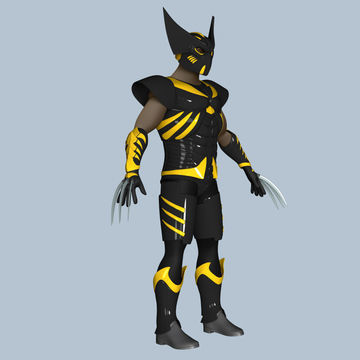 Battle Armor Wolverine Cosplay 3D print model_2
