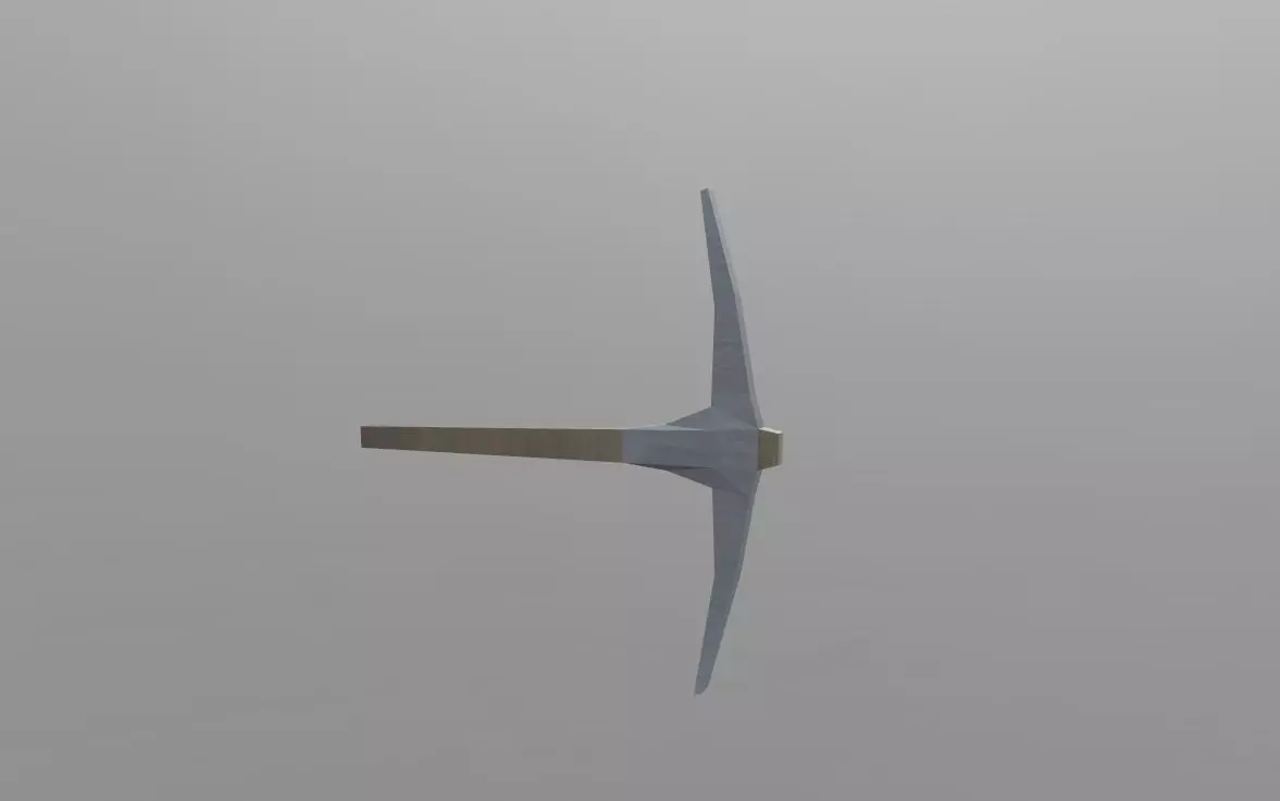 Pickaxe hammer Free low-poly 3D model