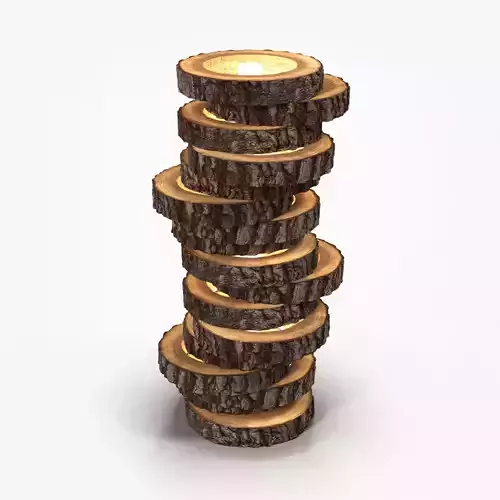 Floor Lamp - LOG 3D model