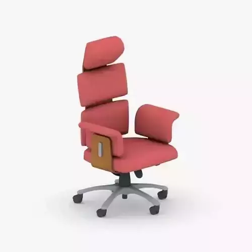 1305 - Office Chair Low-poly 3D model