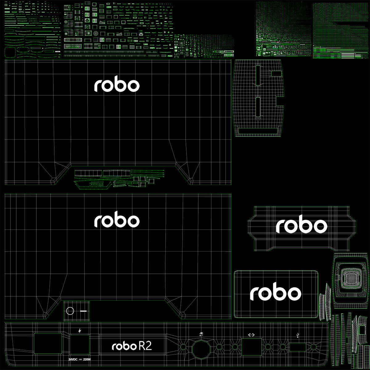 Robo R2 Smart 3D Printer 3D model_18