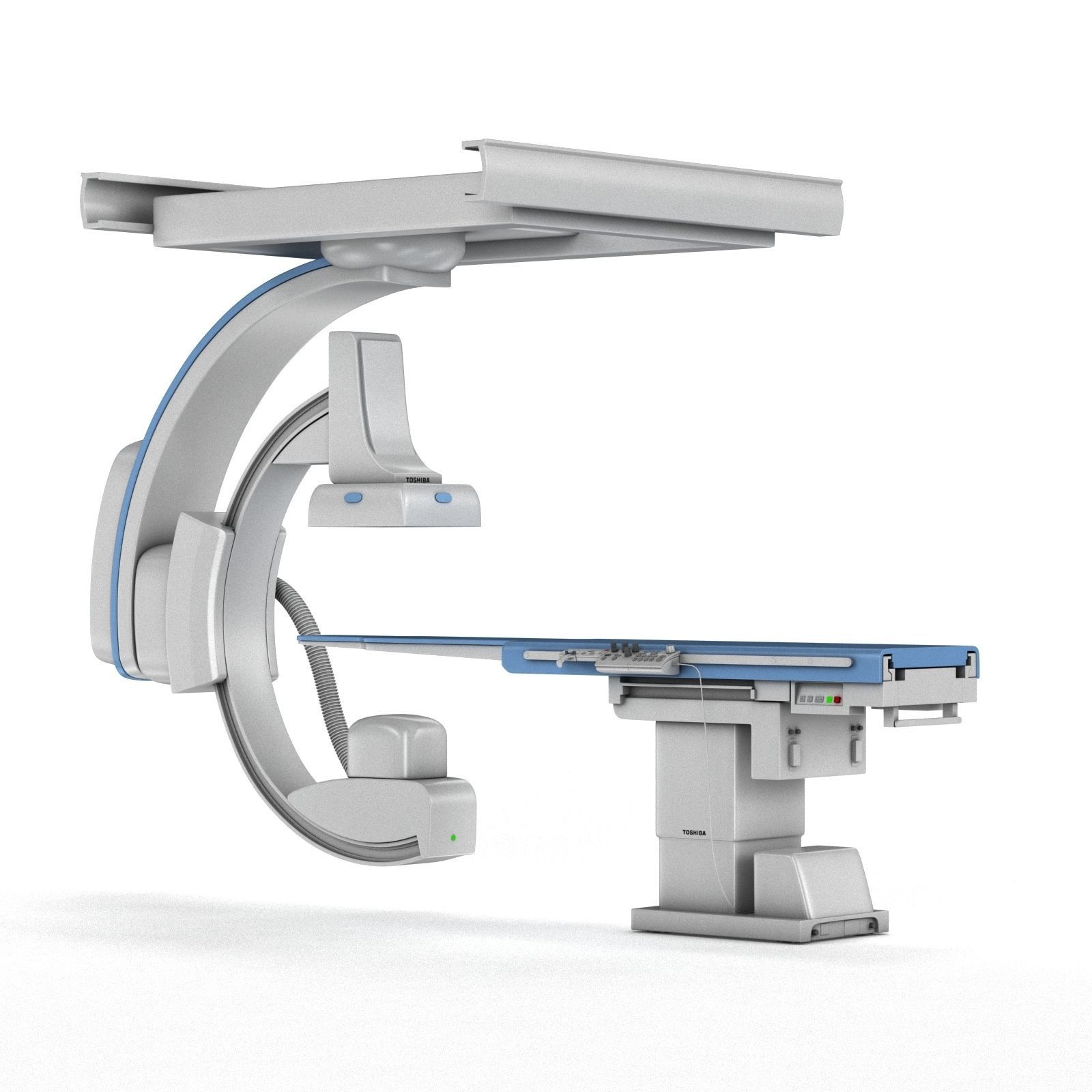 C-Arm System with Table Toshiba Infinix i Core 3D model_8