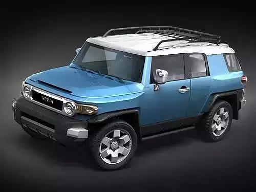 Toyota FJ cruiser lowpoly