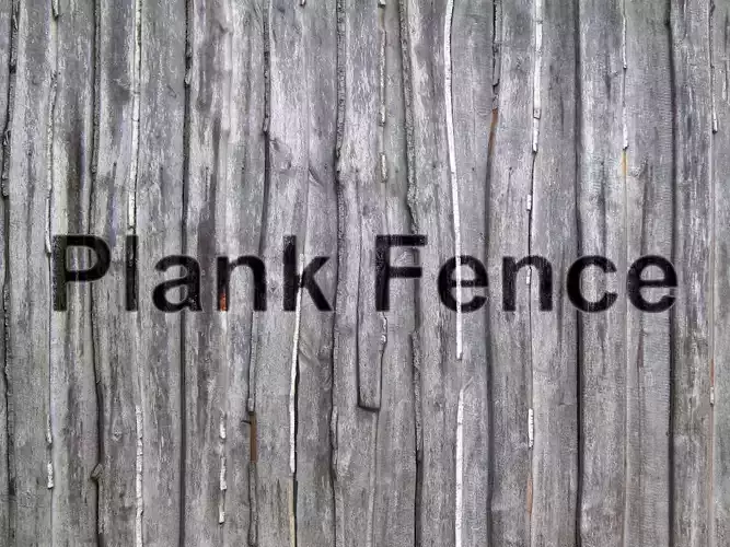 Old Plank Fence Texture
