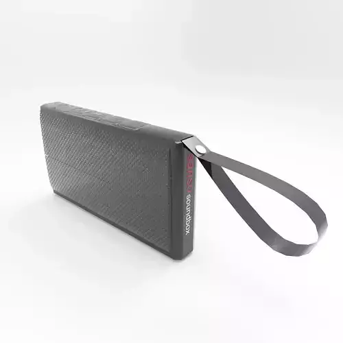 Speaker power bank with strap