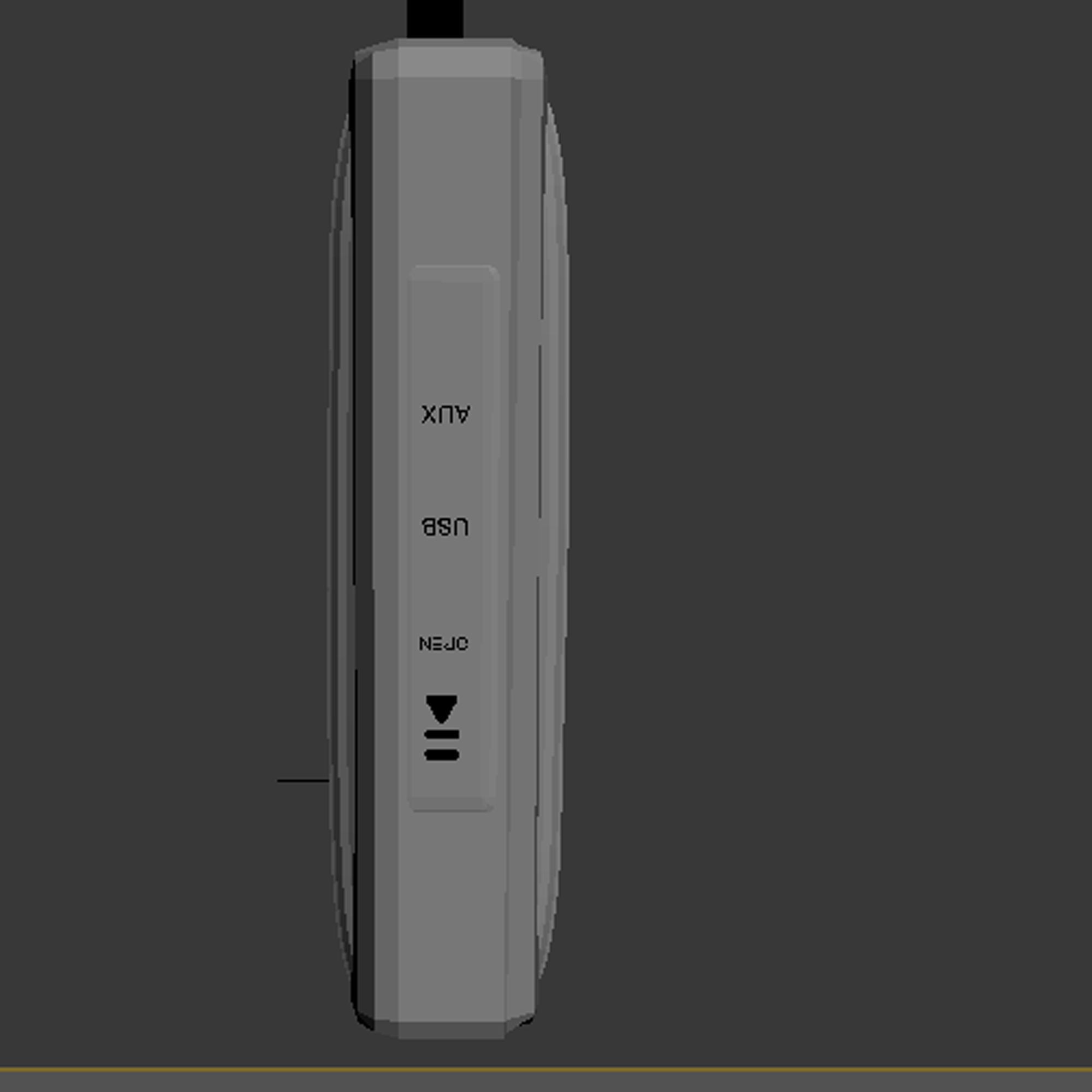 Speaker power bank with strap Low-poly 3D model_3