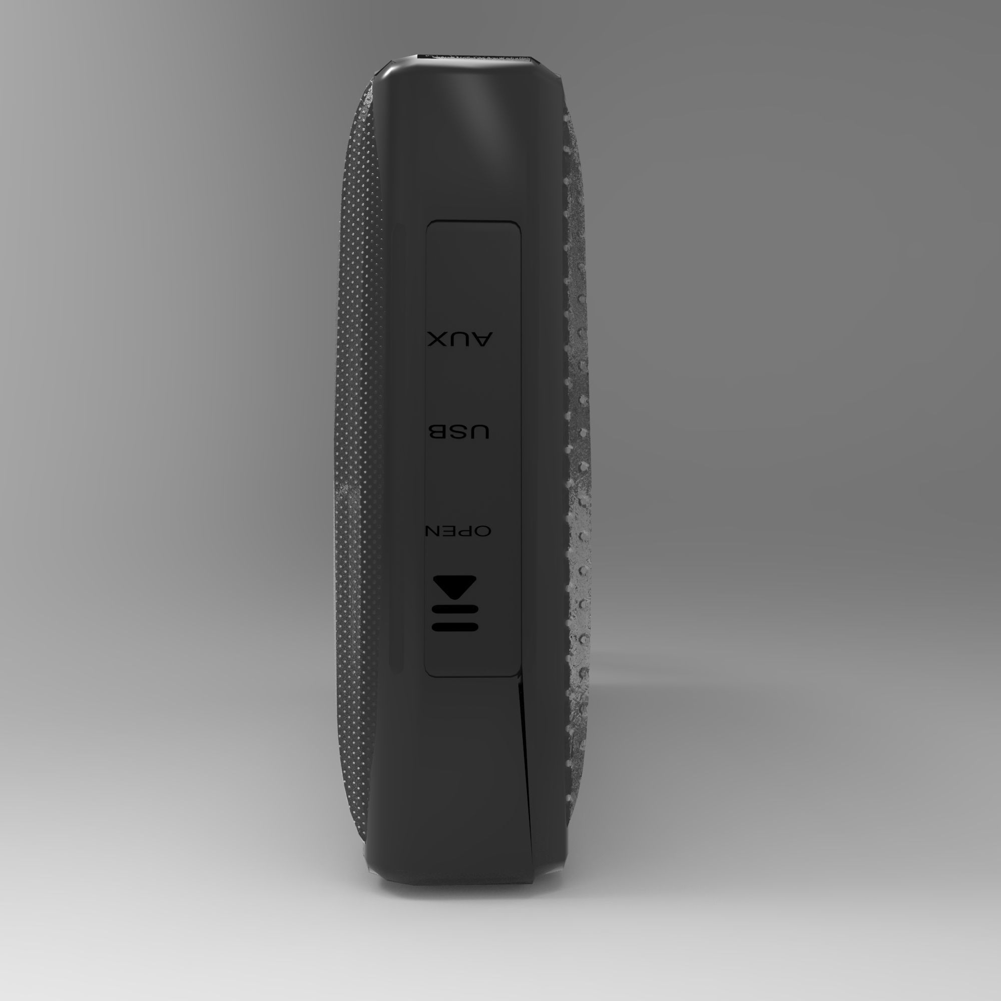 Speaker power bank with strap Low-poly 3D model_4