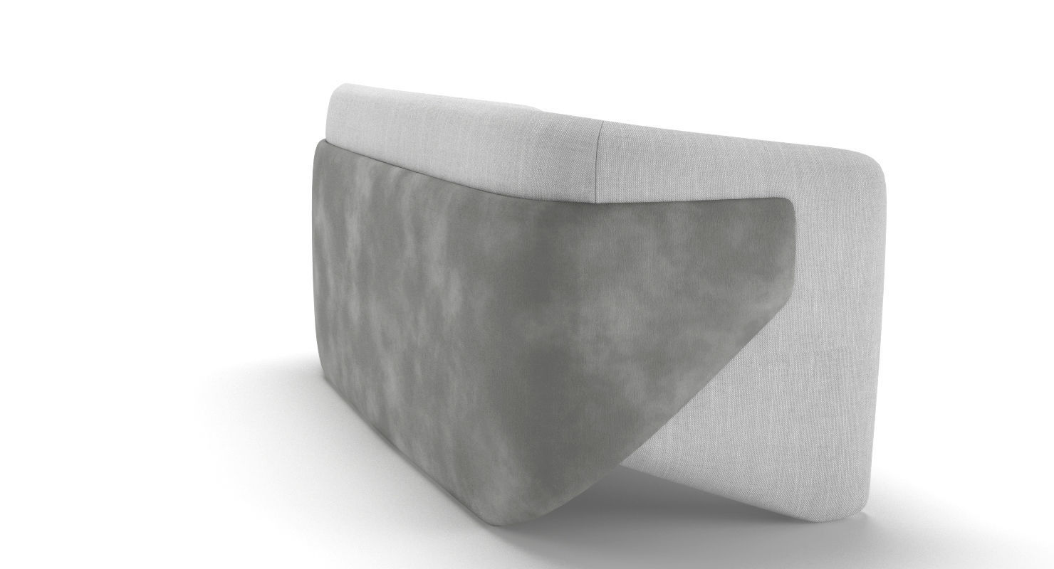 West Elm Thea Settee 3D model_6