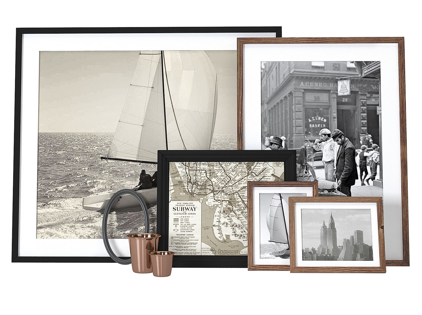 Dining furnitures set 05 3D model_5