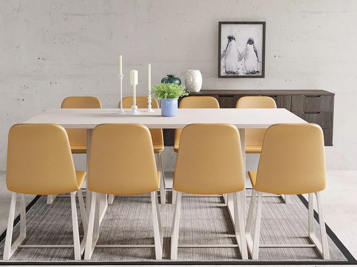 Dining furnitures set 08 3D model