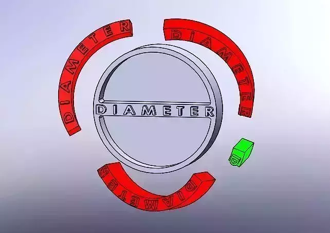 Pi constant educational 3D printable 3D print model