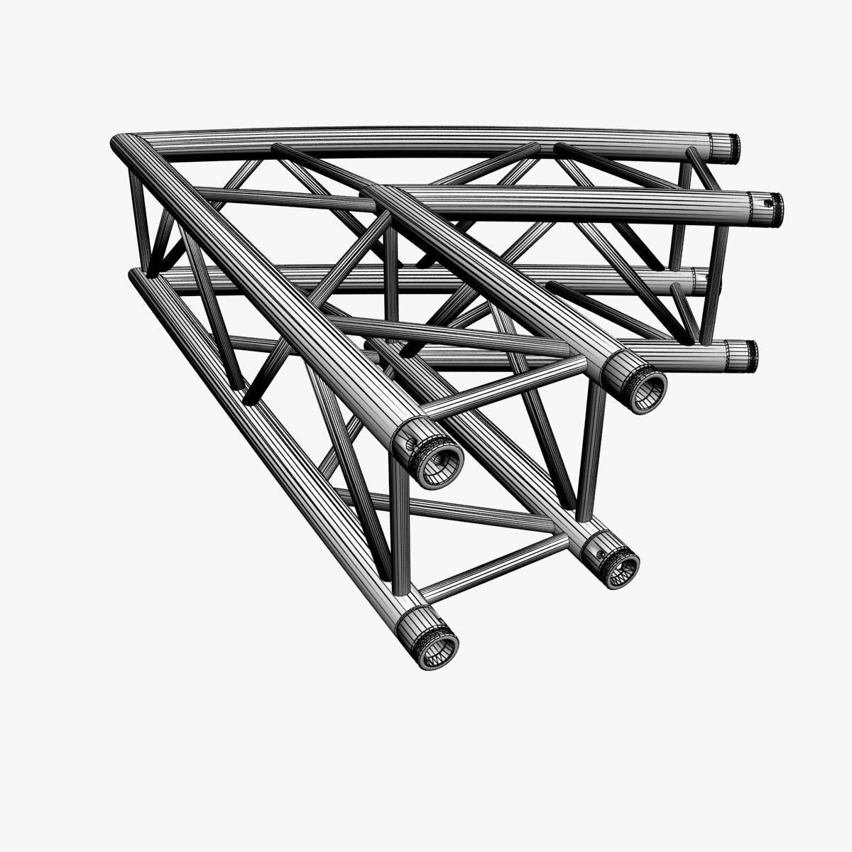 Square Truss Standard Collection - 24 PCS Modular 3D model_40