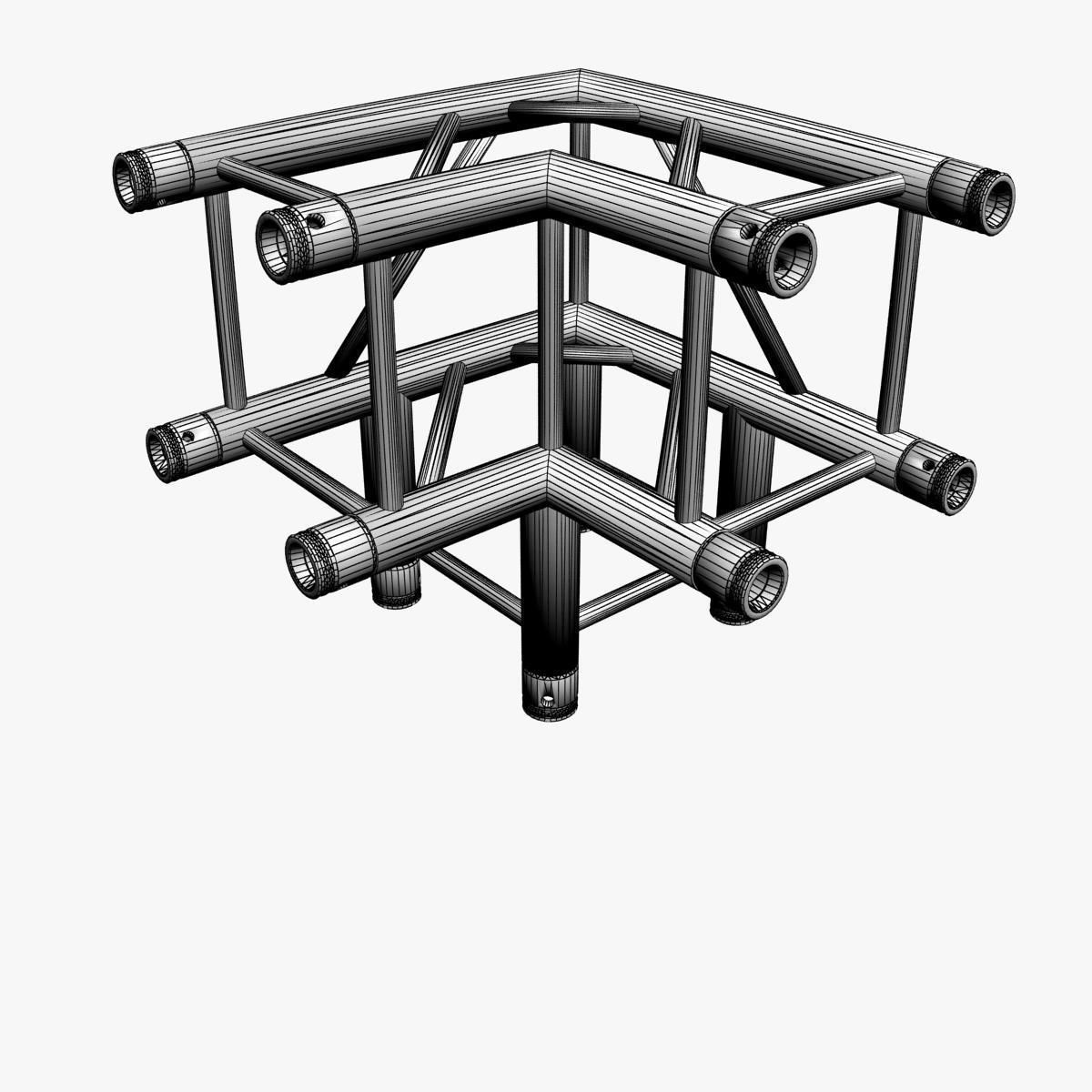 Square Truss Standard Collection - 24 PCS Modular 3D model_48