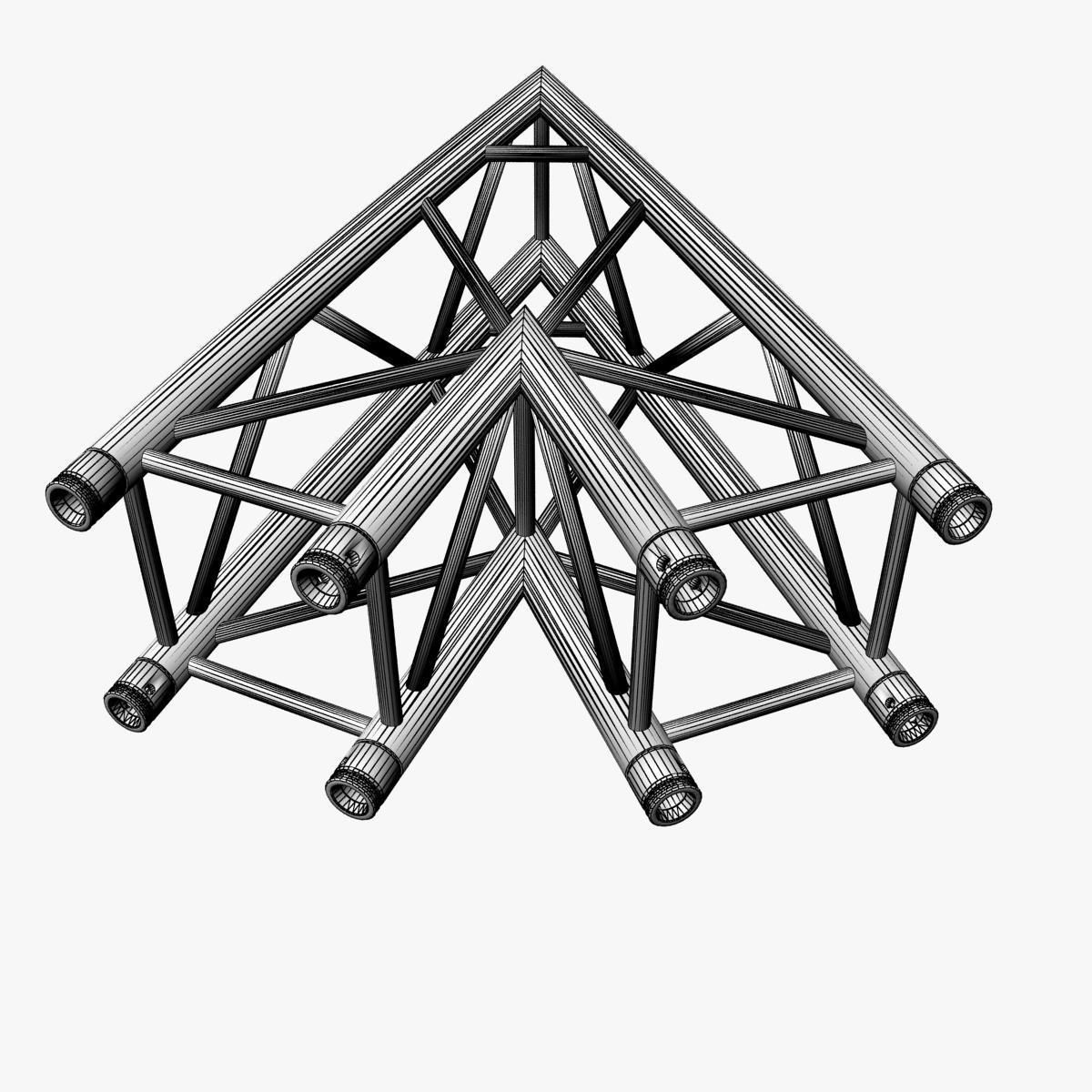 Square Truss Standard Collection - 24 PCS Modular 3D model_38
