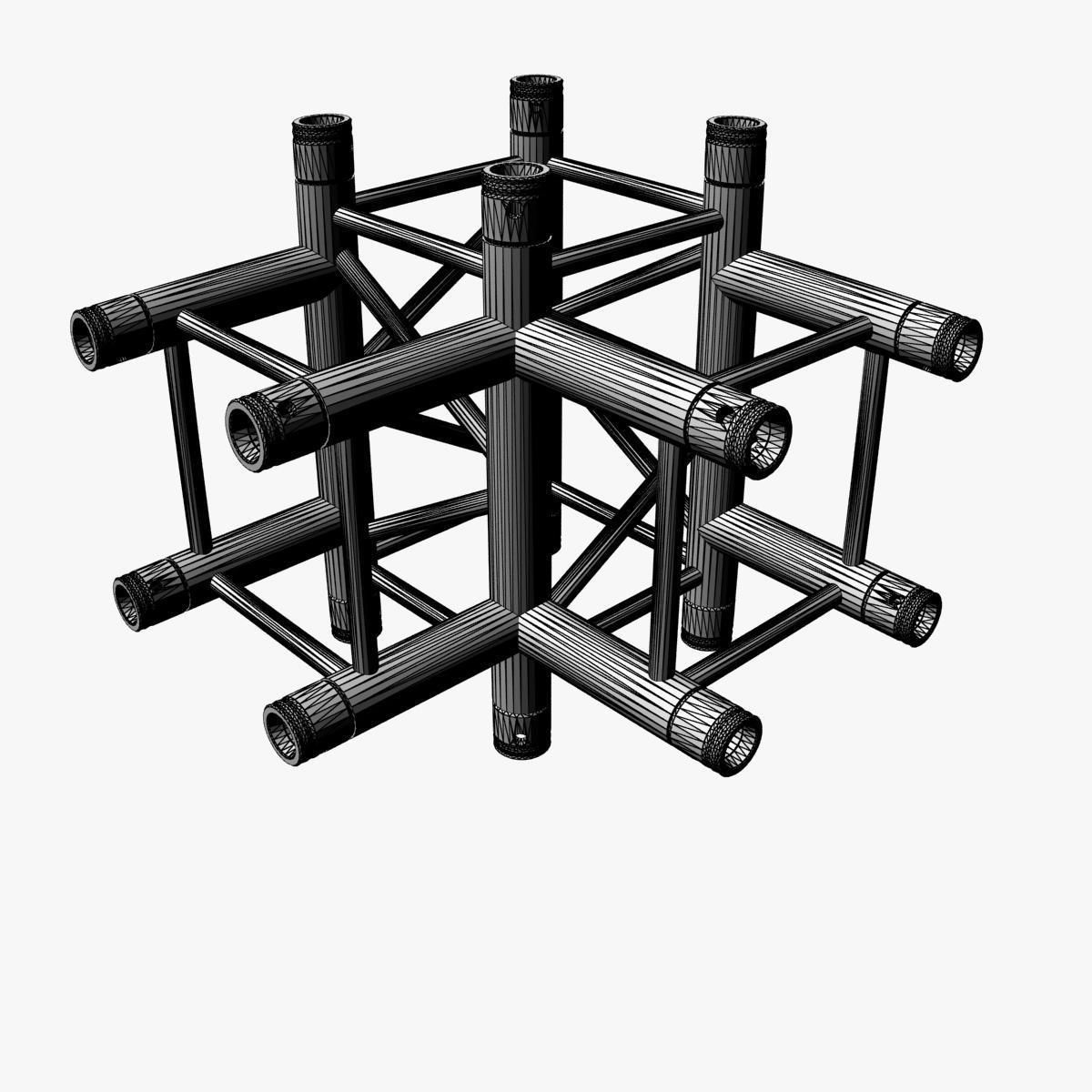 Square Truss Standard Collection - 24 PCS Modular 3D model_50