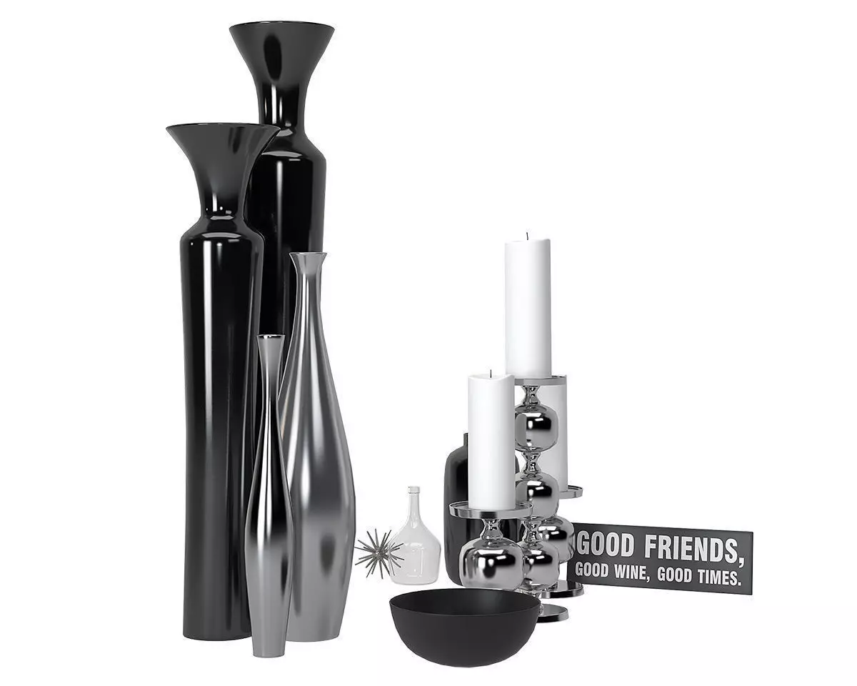 Accessories set 02 3D model_0