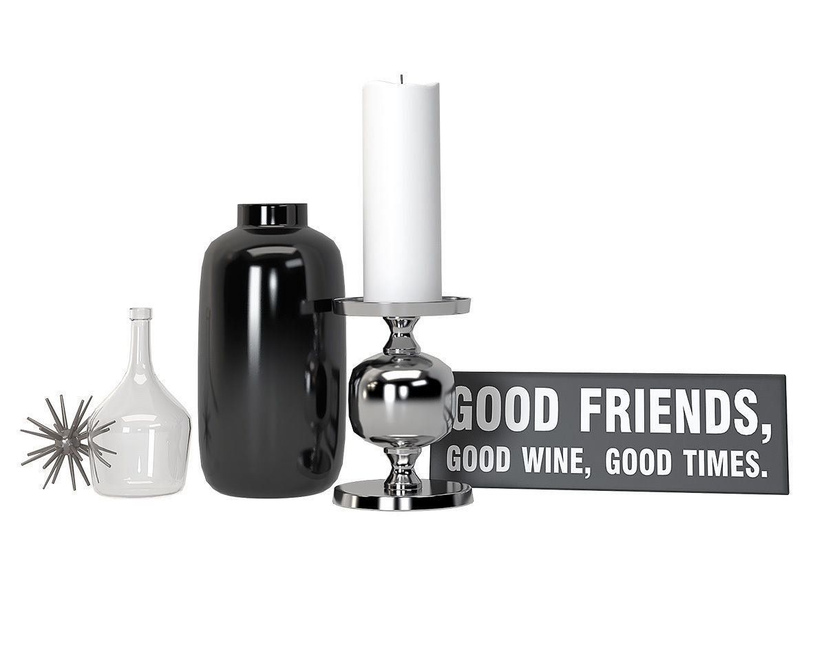 Accessories set 02 3D model_3