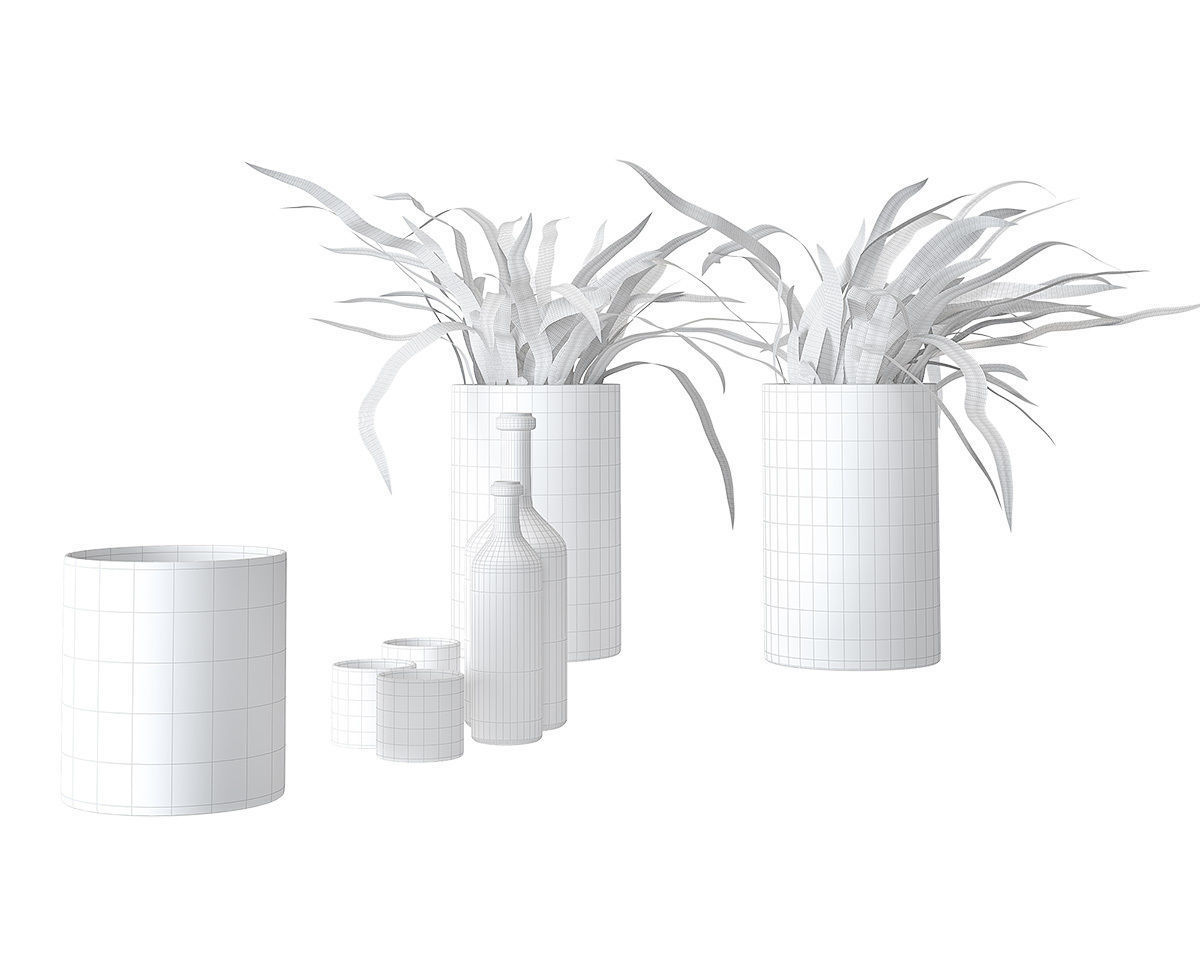 Accessories set 10 3D model_4