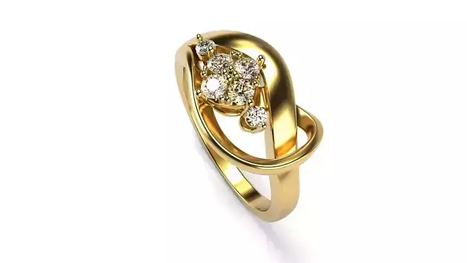 Six Stones Top Ring