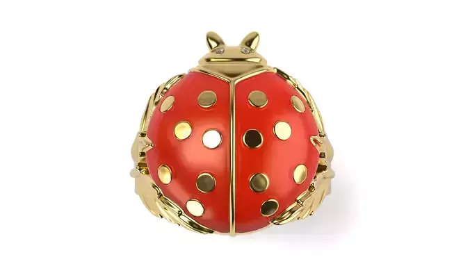 Lady Bug Pendant 3D print model