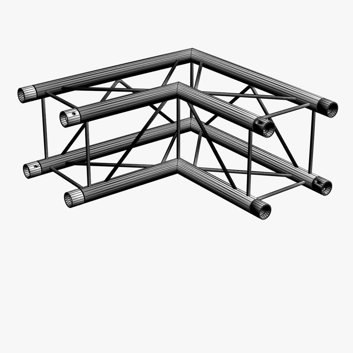 Light Duty Square Truss Collection - 9 PCS Modular 3D model_21